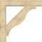 Ekena Millwork Funston Block Rough Sawn Bracket w/ Offset Brace, Douglas Fir, 8"W x 44"D x 44"H BKT0806X44X44FST05RDF - alternate 4
